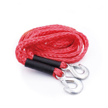 Hot Sale Nylon Car Tow Rope Flexible Double Braided Recovery Red Rope For Towing
